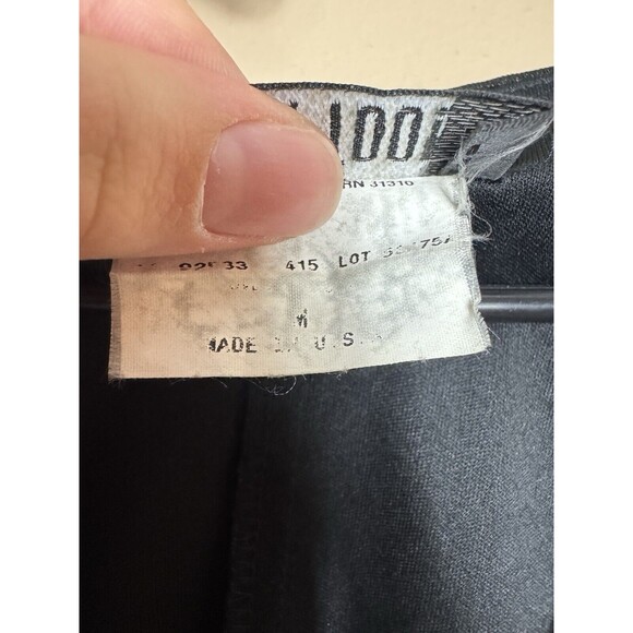 IZ Byer Women's SZ M Black Sleeveless Dress V Neck Beaded Y2K Witchy Whimsigoth - Picture 4 of 7